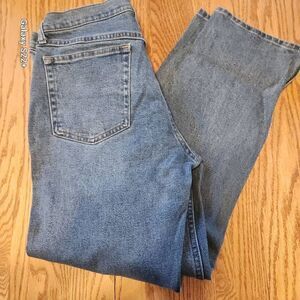 53 Wrangler premium quality comfort guaranteed men's 33/30 med wash straight leg